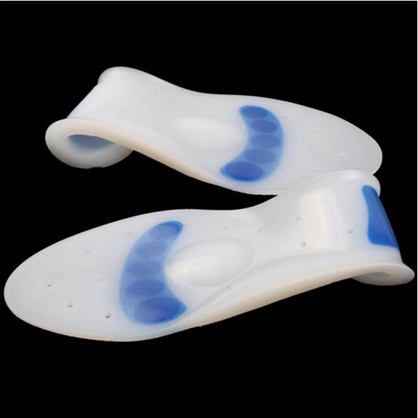 Zg-217 alta calidad confort pies cuidado Fondo de Fascitis calzado de silicona