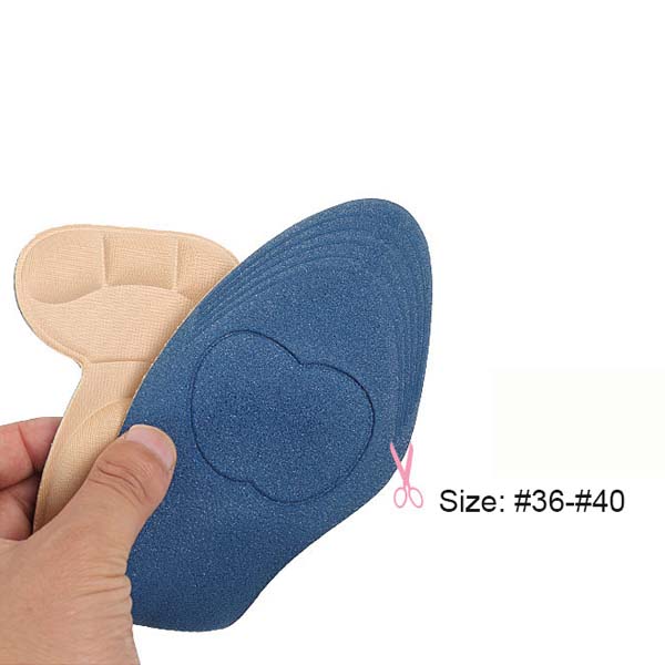 3D súper confortable ventilación 3D esponja de masaje de esponja con tacones altos en el talón trasero zg-366