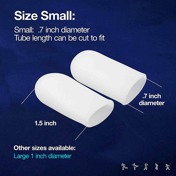 Separador de dedos de silicona super blando protector de casco protector de movimiento dedo protector zg-267