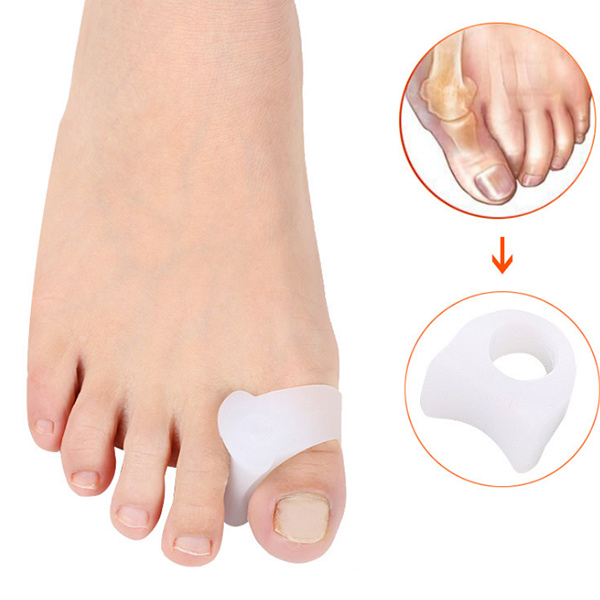Amazon Hot selbs gel dedo del pie analgésico protector silicona dedo del pie separador zg-434
